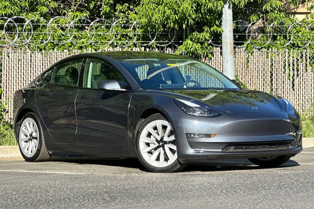 Used 2023 Tesla Model 3 Base with VIN 5YJ3E1EA3PF425102 for sale in Brentwood, CA