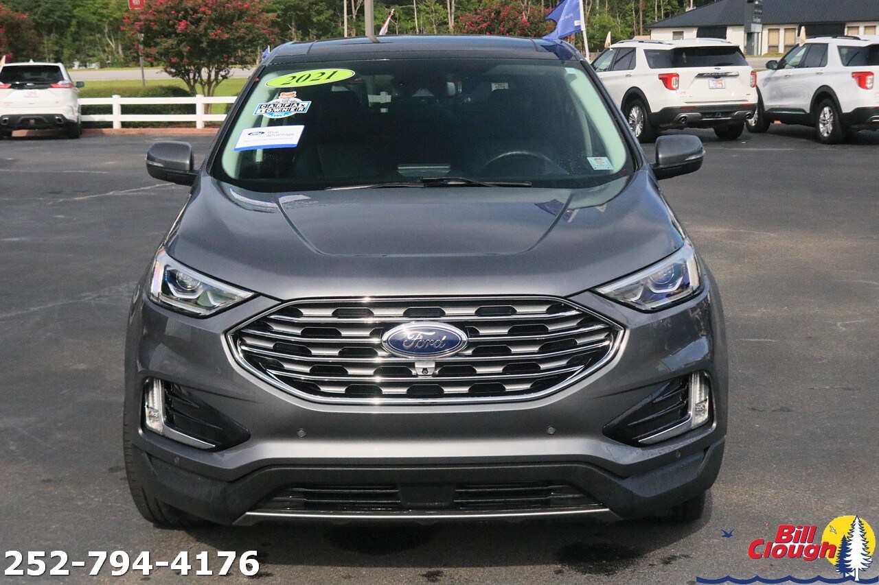 Certified 2021 Ford Edge Titanium with VIN 2FMPK4K95MBA16903 for sale in Windsor, NC