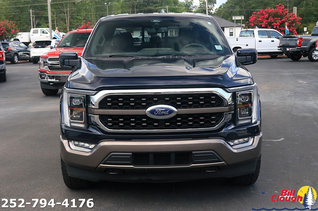 Certified 2021 Ford F-150 King Ranch with VIN 1FTFW1E8XMFA04766 for sale in Windsor, NC