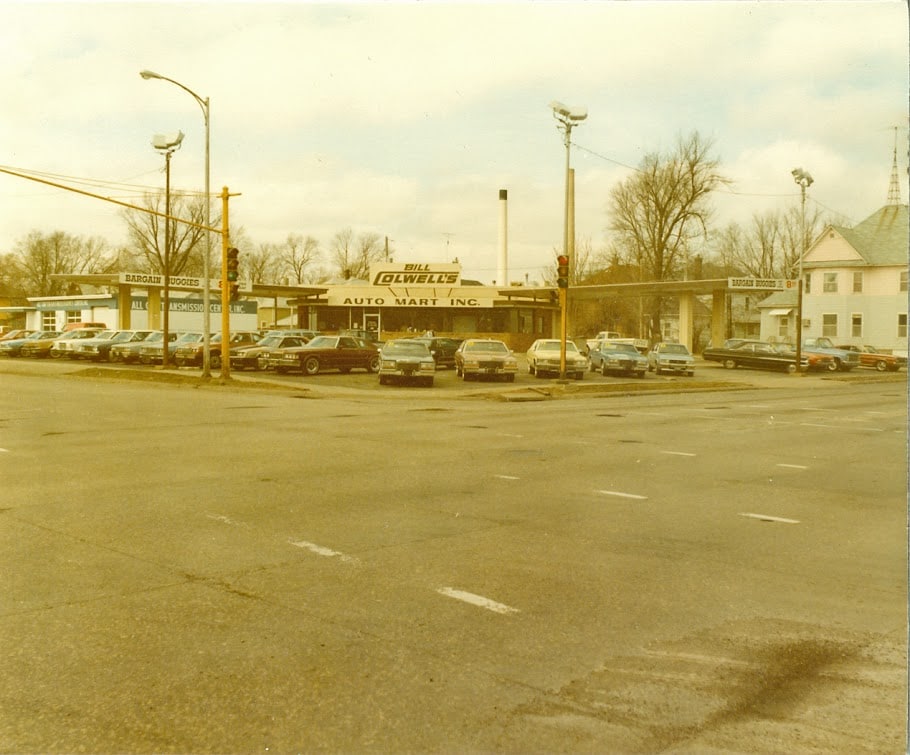 Bill Colwell's Auto Mart in Waterloo, Iowa, opened in 1975 by Bill Colwell Sr. and Bill Colwell Jr.