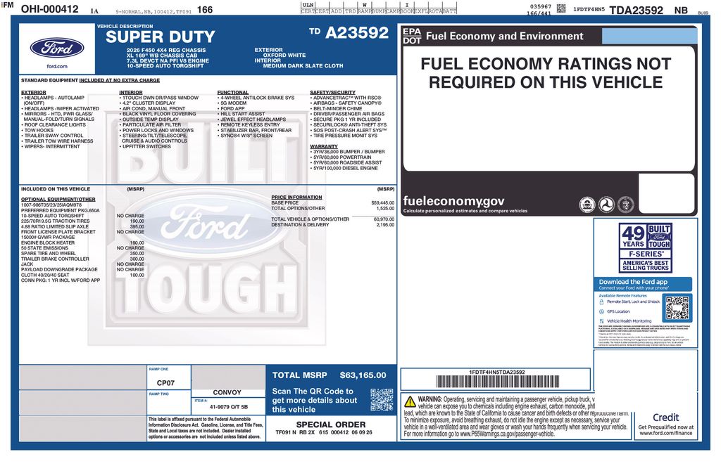 2026 Ford F-450 Super Duty Chassis Cab