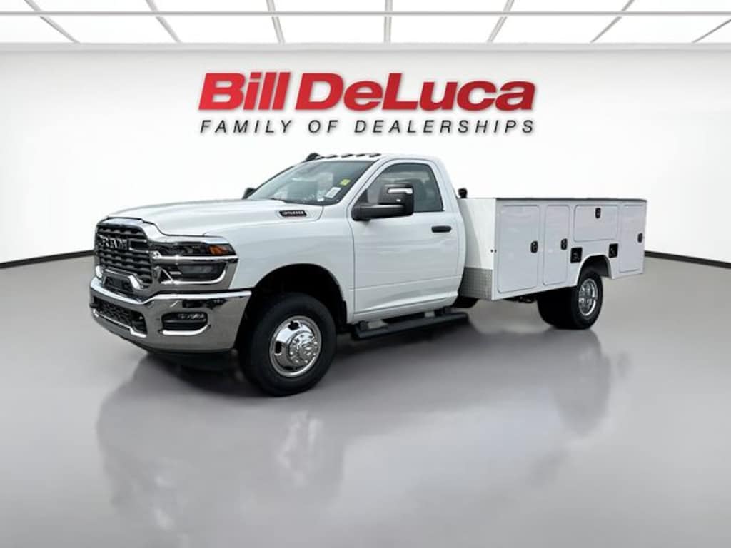New 2026 Ram Tradesman Chassis Regular Cab 4x4 84"Ca 11' Duramag Aluminum Service Body w/Spray in Bedliner Pickup
