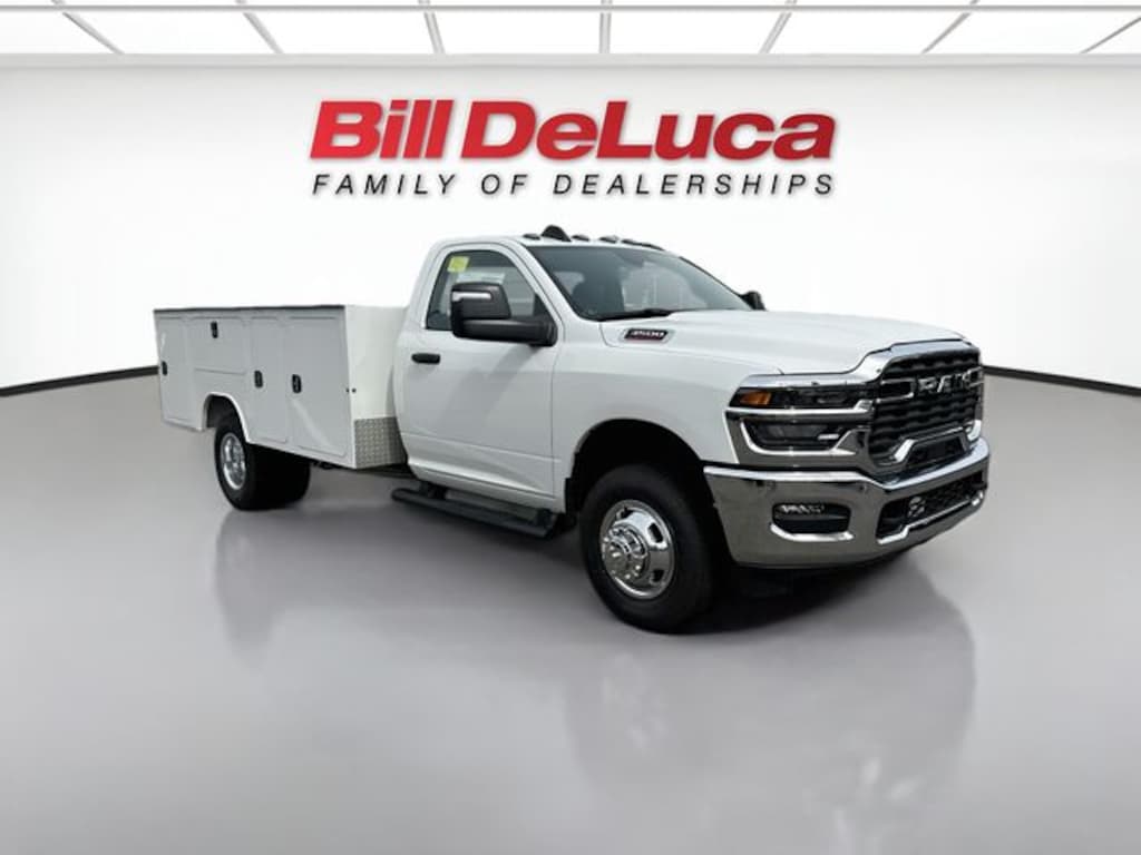 New 2026 Ram Tradesman Chassis Regular Cab 4x4 84"Ca 11' Duramag Aluminum Service Body w/Spray in Bedliner Pickup