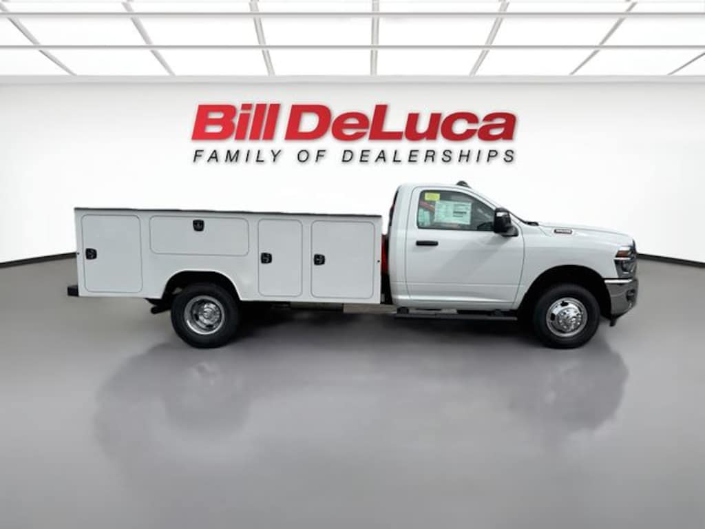 New 2026 Ram Tradesman Chassis Regular Cab 4x4 84"Ca 11' Duramag Aluminum Service Body w/Spray in Bedliner Pickup