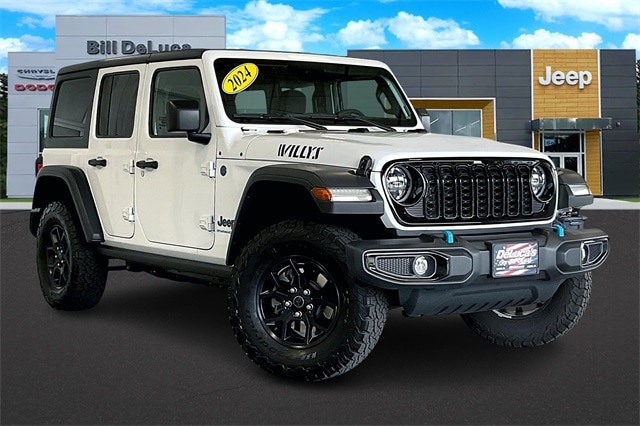 Used 2024 Jeep Wrangler 4xe Willys 4XE with VIN 1C4RJXN61RW155306 for sale in Haverhill, MA