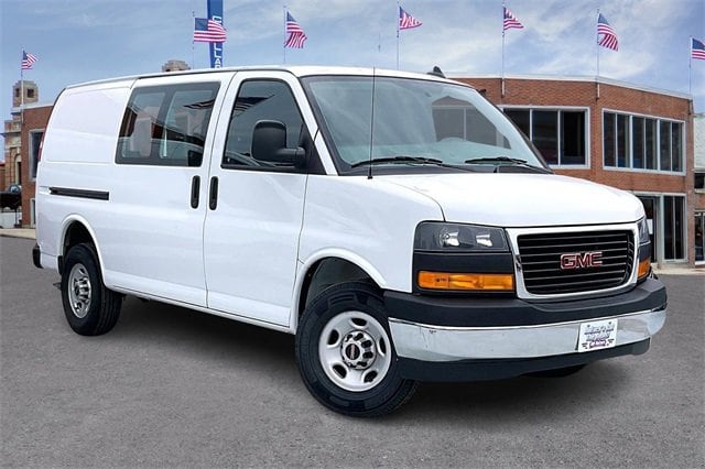 Used 2021 GMC Savana Cargo Work Van with VIN 1GTW7AFP5M1213087 for sale in Andover, MA