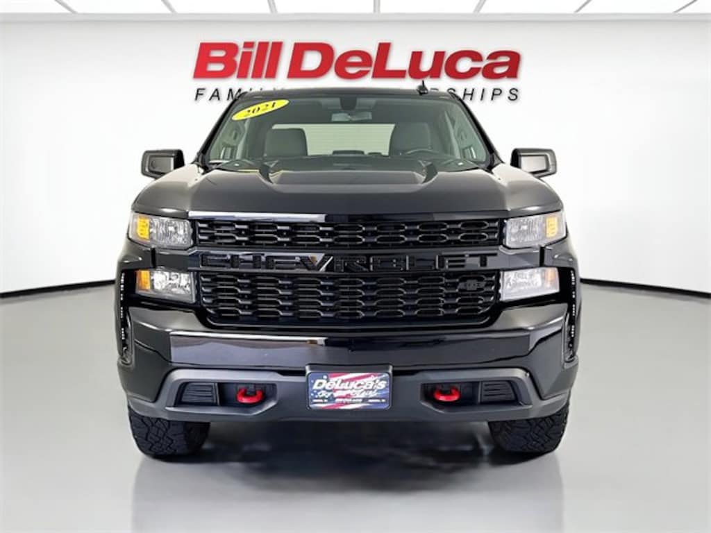 Used 2021 Chevrolet Silverado 1500 Custom Trail Boss Truck Crew Cab