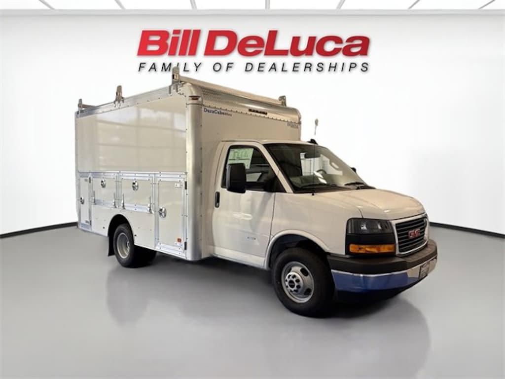 New 2025 GMC Savana Cutaway 3500 12' Box Van Cutaway Van