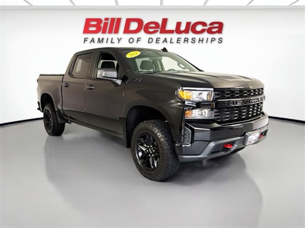 Used 2021 Chevrolet Silverado 1500 Custom Trail Boss Truck Crew Cab