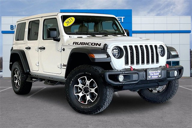 Used 2023 Jeep Wrangler 4-Door Rubicon with VIN 1C4JJXFM0PW566994 for sale in Haverhill, MA