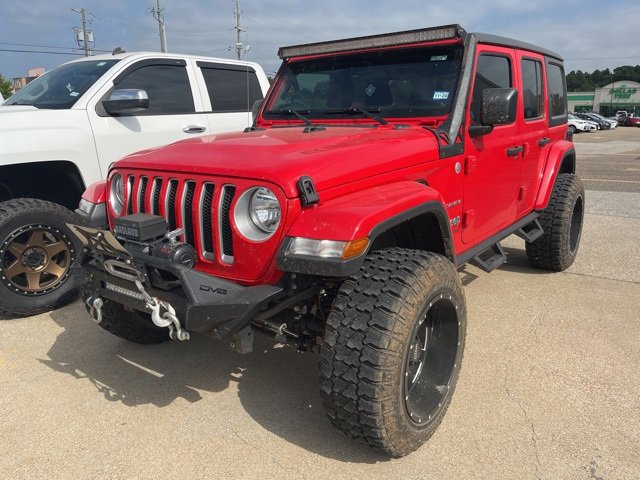 Used 2018 Jeep All-New Wrangler Unlimited Sahara with VIN 1C4HJXEG3JW175467 for sale in Gladewater, TX