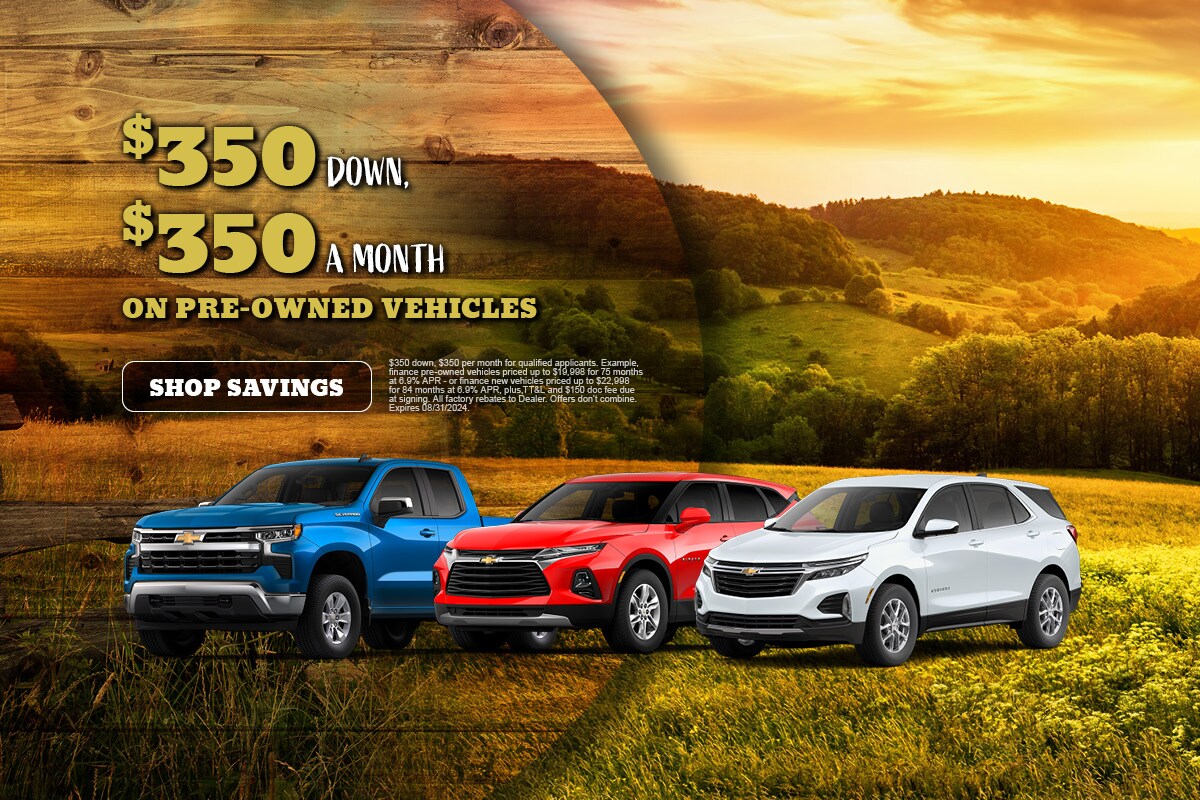 New Chevrolet and Used Car Dealer Serving Gladewater Bill Dickason