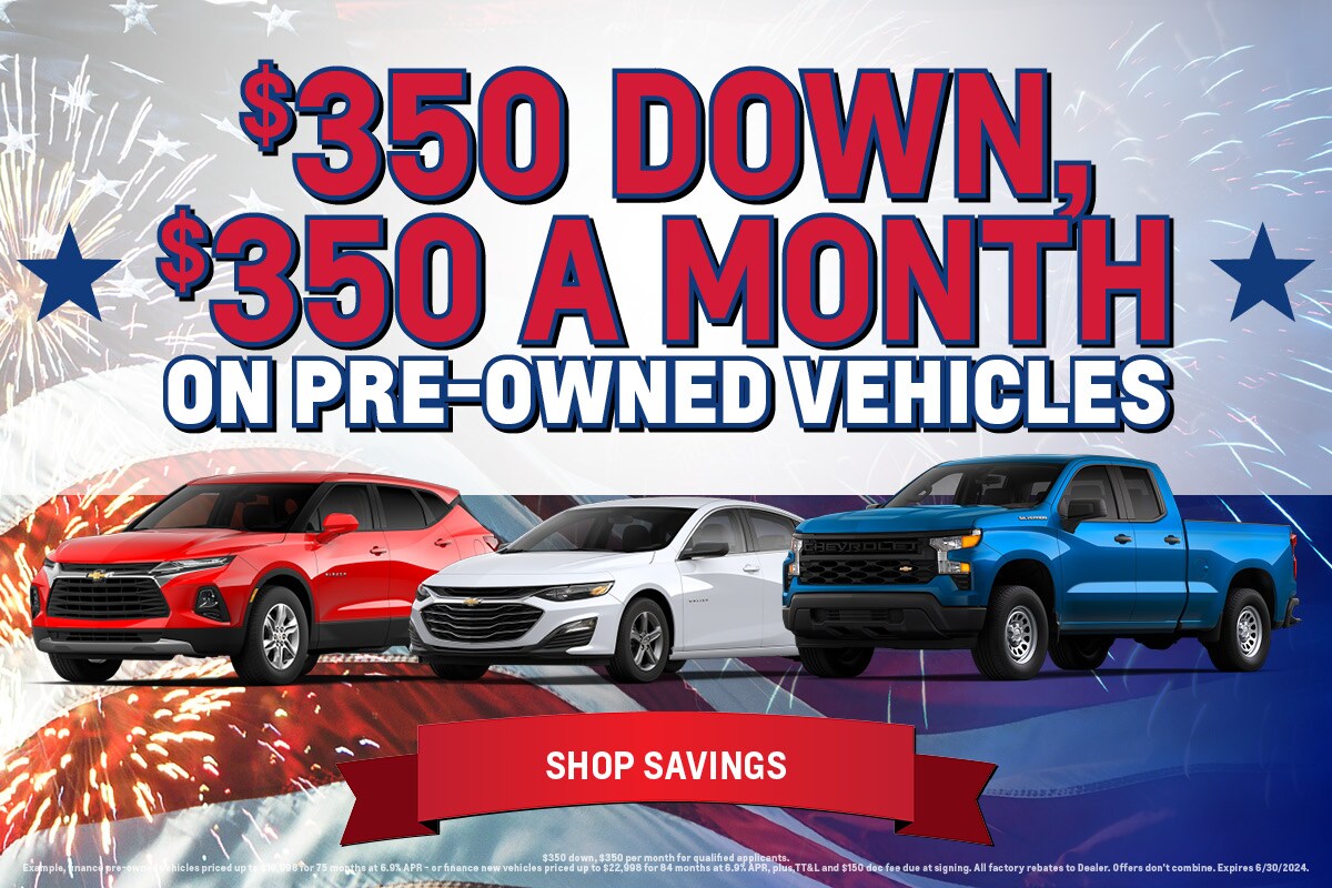New Chevrolet and Used Car Dealer Serving Gladewater Bill Dickason