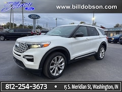 New 2022 Ford Explorer Platinum SUV For Sale in Washington IN