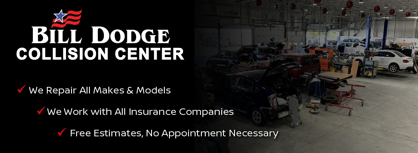 to the Bill Dodge Collision Center! Bill Dodge Nissan