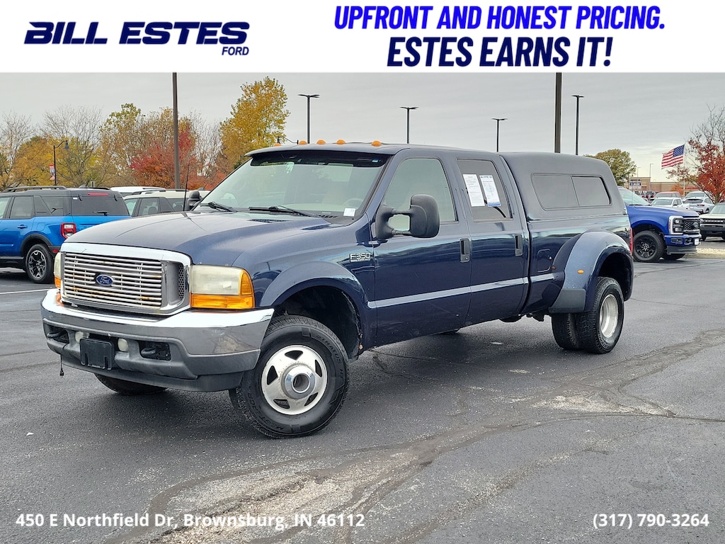 Used 2001 Ford Super Duty F-350 DRW Lariat Truck Crew Cab