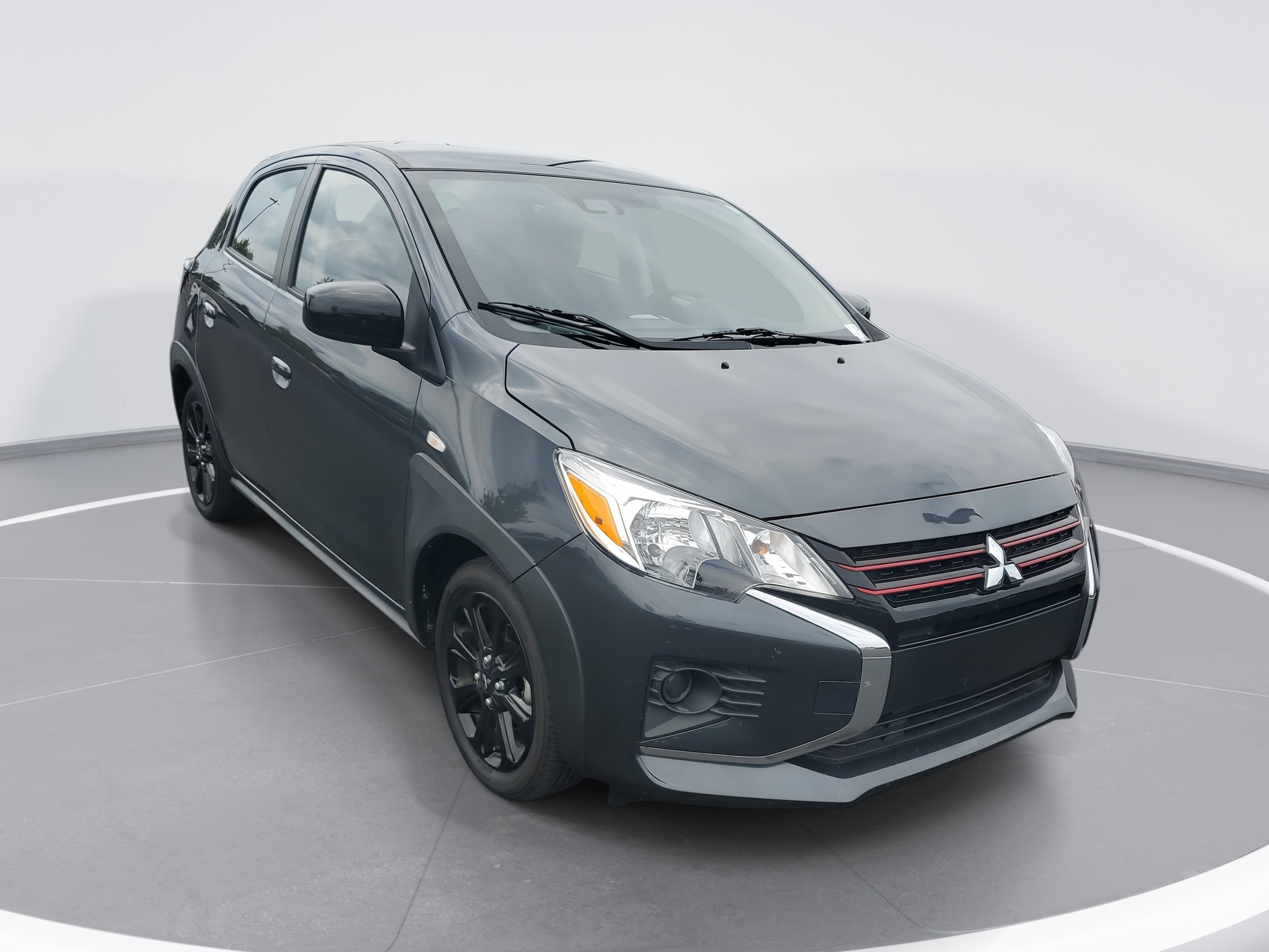 Certified 2024 Mitsubishi Mirage Black Edition with VIN ML32AWHJ6RH013634 for sale in Brownsburg, IN