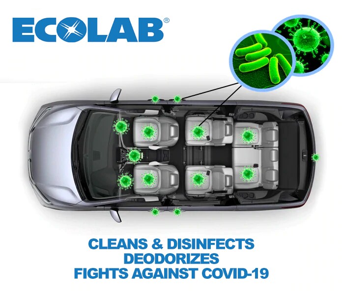 Clean and disinfect your vehicle