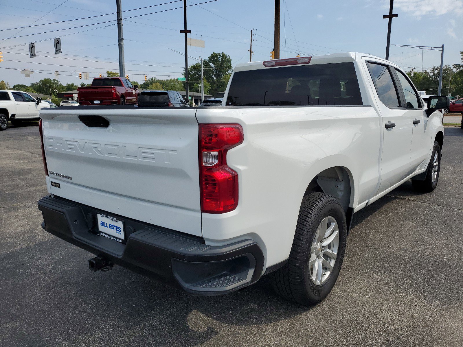 Used 2021 Chevrolet Silverado 1500 Work Truck with VIN 1GCUYAEF5MZ158381 for sale in Indianapolis, IN