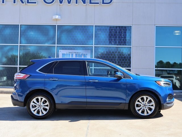 Used 2020 Ford Edge Titanium with VIN 2FMPK3K95LBA54611 for sale in Huntsville, TX