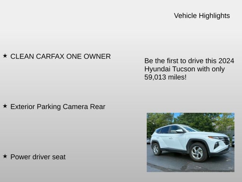 Used 2024 Hyundai Tucson SEL SUV