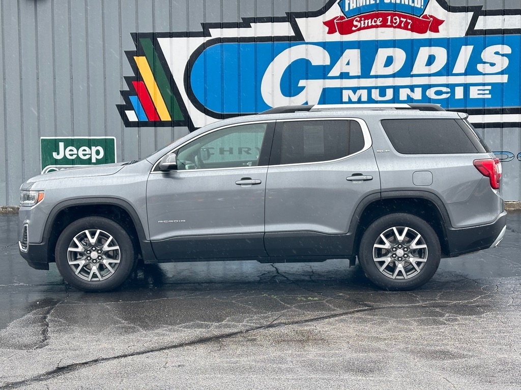 Used 2022 GMC Acadia SLE with VIN 1GKKNRL42NZ101416 for sale in Muncie, IN