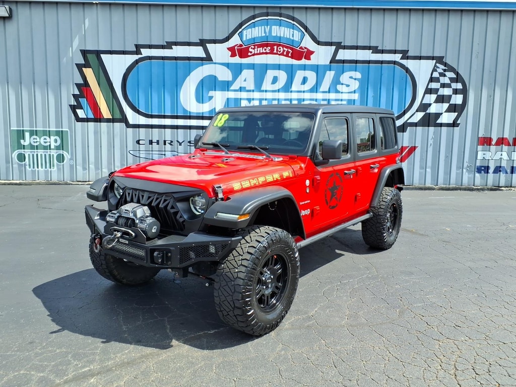 Used 2018 Jeep Wrangler Unlimited Sahara 4x4 SUV