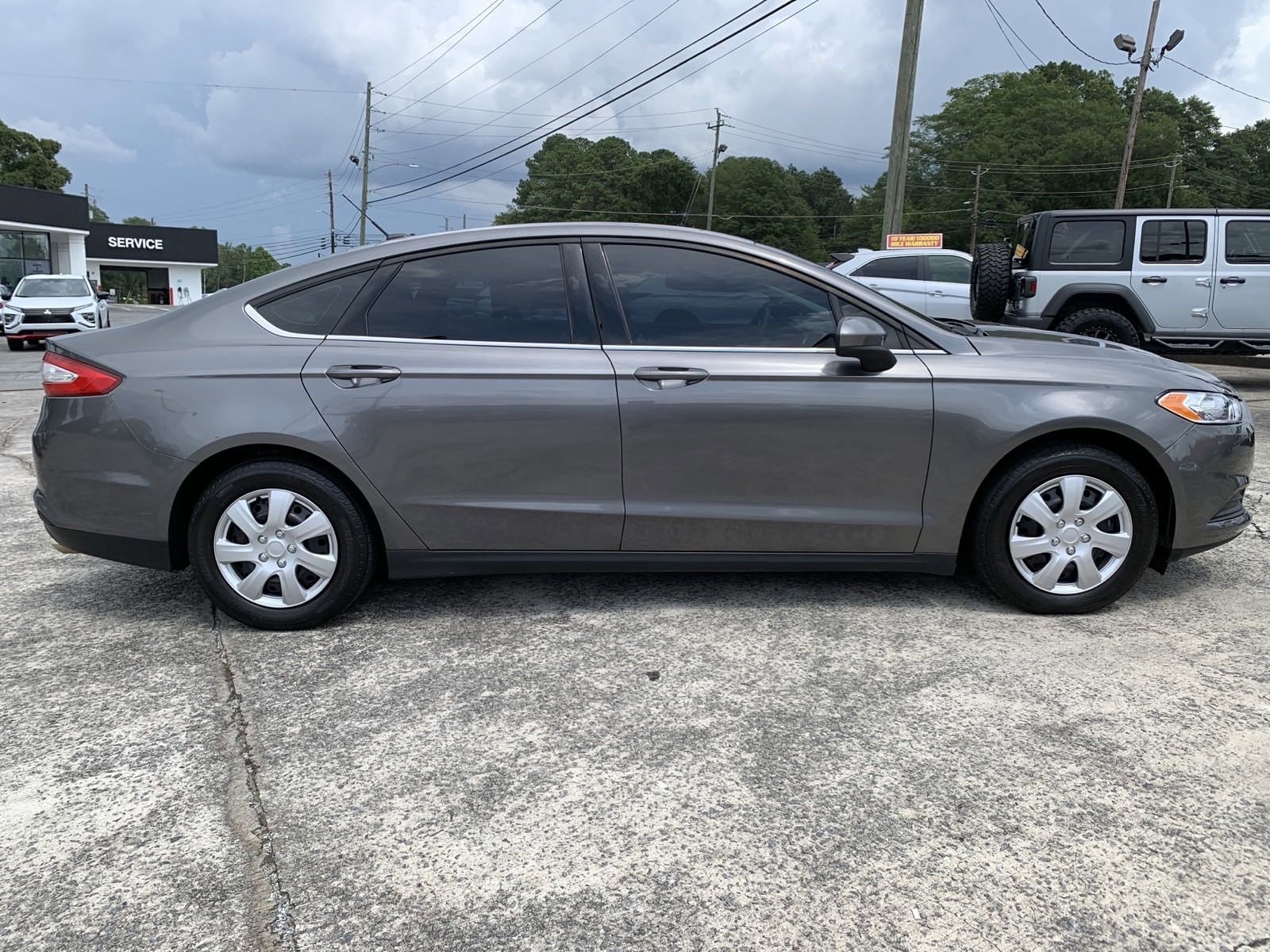 Used 2014 Ford Fusion S with VIN 3FA6P0G77ER349131 for sale in Canton, GA