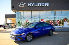 2026 Hyundai Elantra Hybrid Blue Sedan