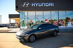 2026 Hyundai Elantra Hybrid Blue Sedan