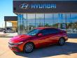 New 2026 Hyundai Elantra Hybrid Blue Sedan