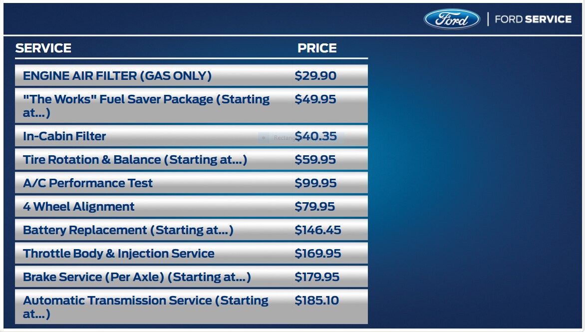 Ford Service Center Billingsley Ford of Lawton