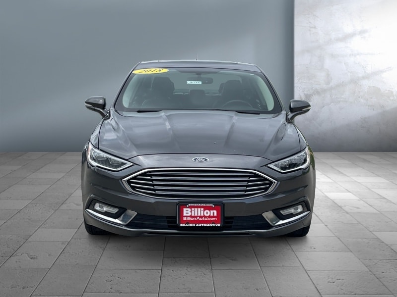 Used 2018 Ford Fusion Titanium with VIN 3FA6P0D97JR212285 for sale in Iowa City, IA