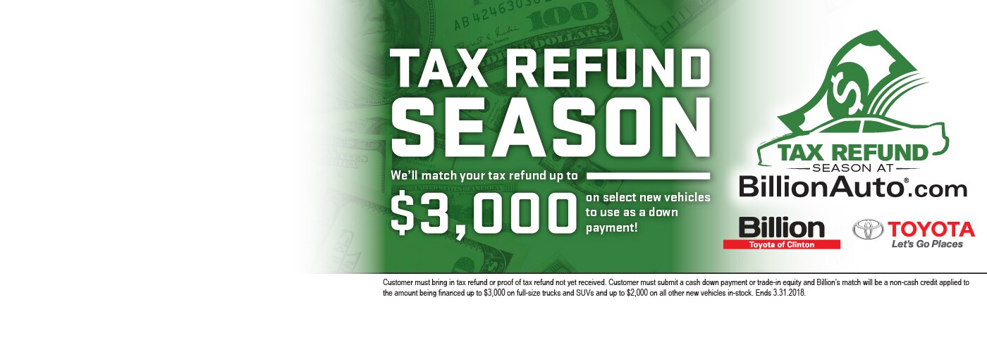 Billion Toyota of Clinton New Toyota dealership in Clinton, IA 52732