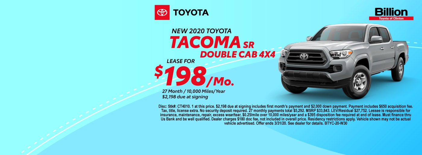 Billion Toyota of Clinton | New Toyota Dealership in Clinton, IA