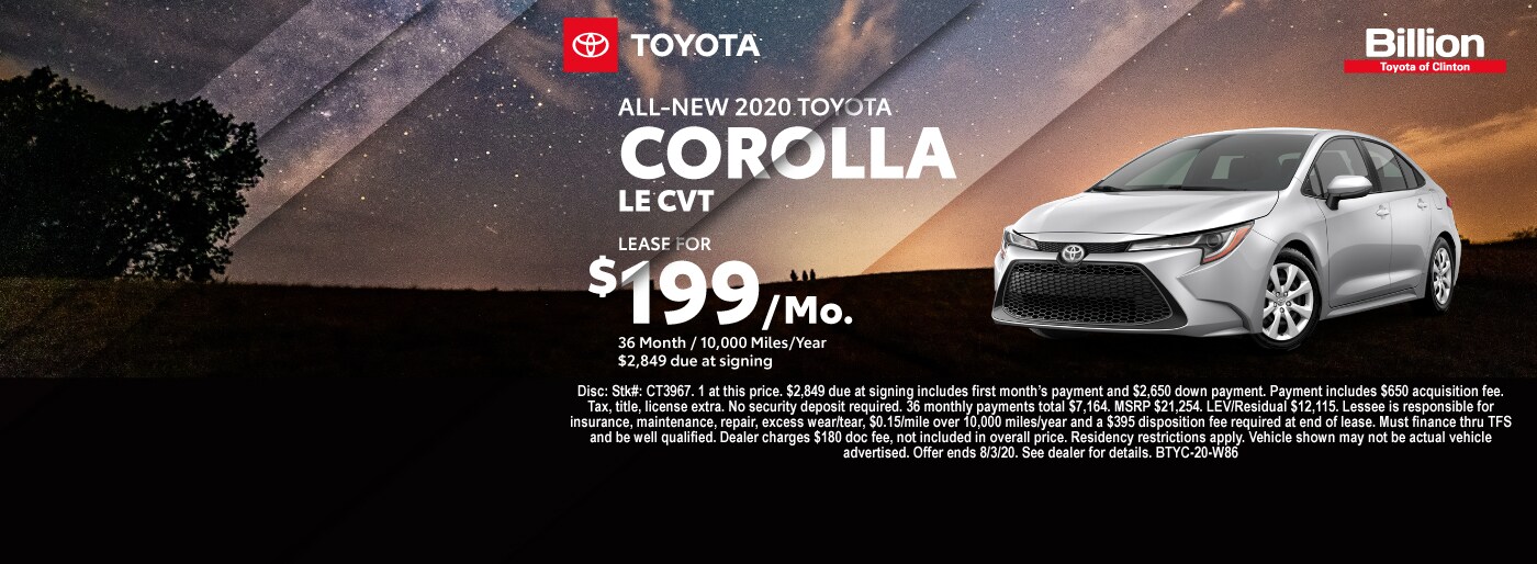 Billion Toyota of Clinton New Toyota Dealership in Clinton, IA