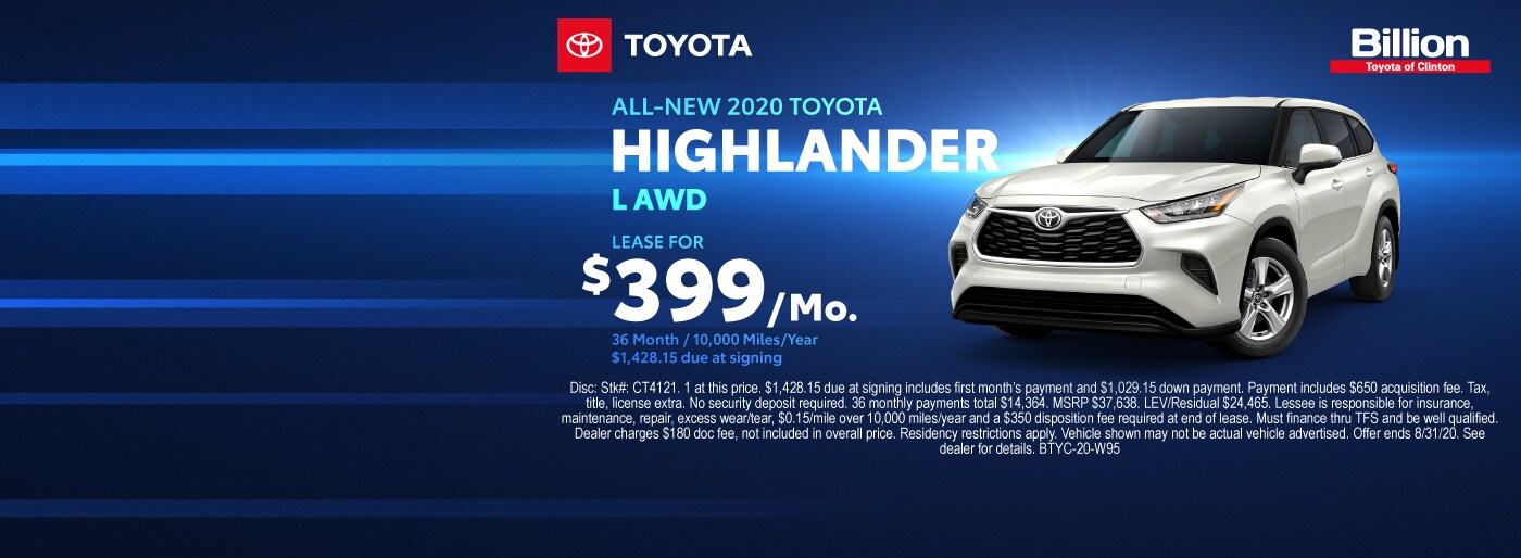 Billion Toyota of Clinton New Toyota Dealership in Clinton, IA