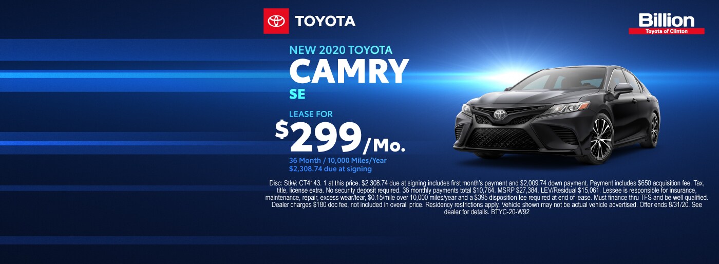 Billion Toyota of Clinton New Toyota Dealership in Clinton, IA