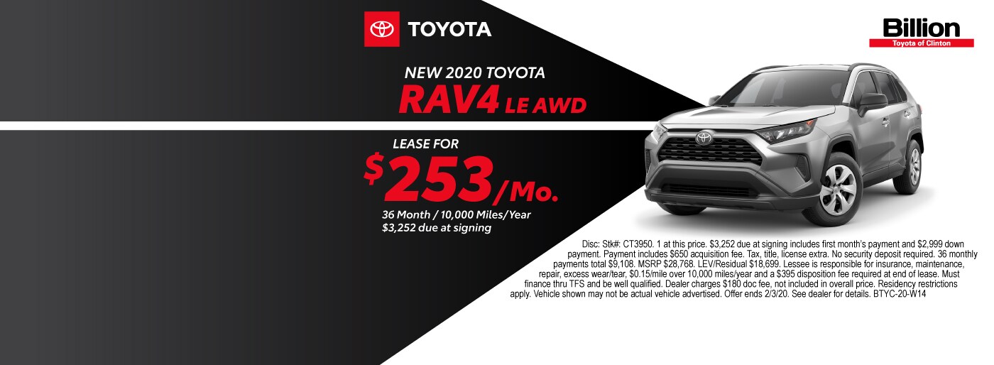 Billion Toyota of Clinton New Toyota Dealership in Clinton, IA