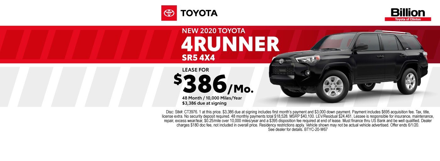 Billion Toyota of Clinton New Toyota Dealership in Clinton, IA