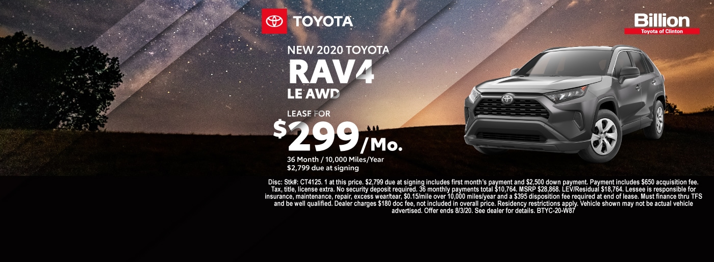 Billion Toyota of Clinton New Toyota Dealership in Clinton, IA