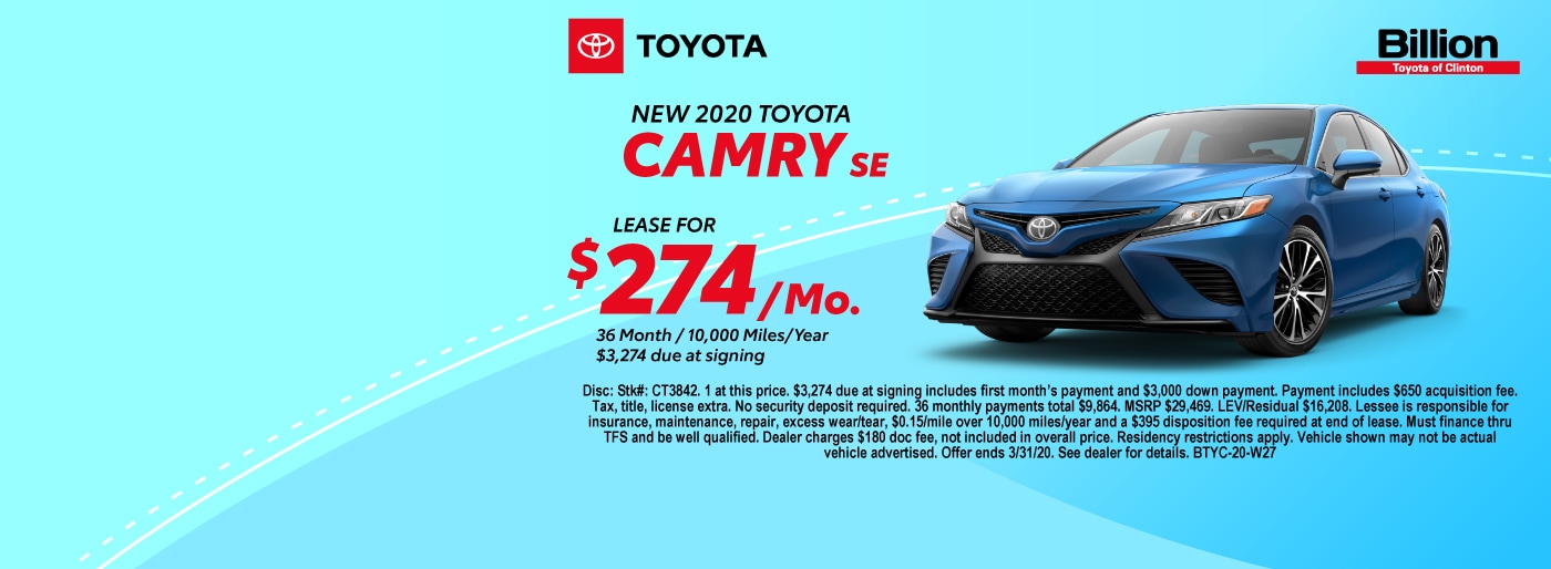 Billion Toyota of Clinton New Toyota Dealership in Clinton, IA