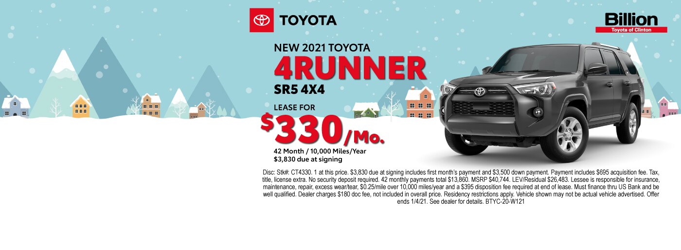 Billion Toyota of Clinton New Toyota Dealership in Clinton, IA