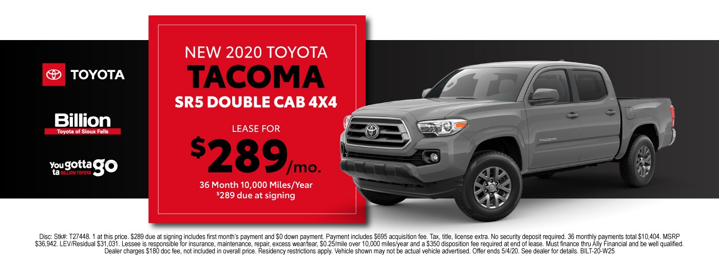 Billion Toyota New Toyota dealership in Sioux Falls, SD 57106 near Brookings