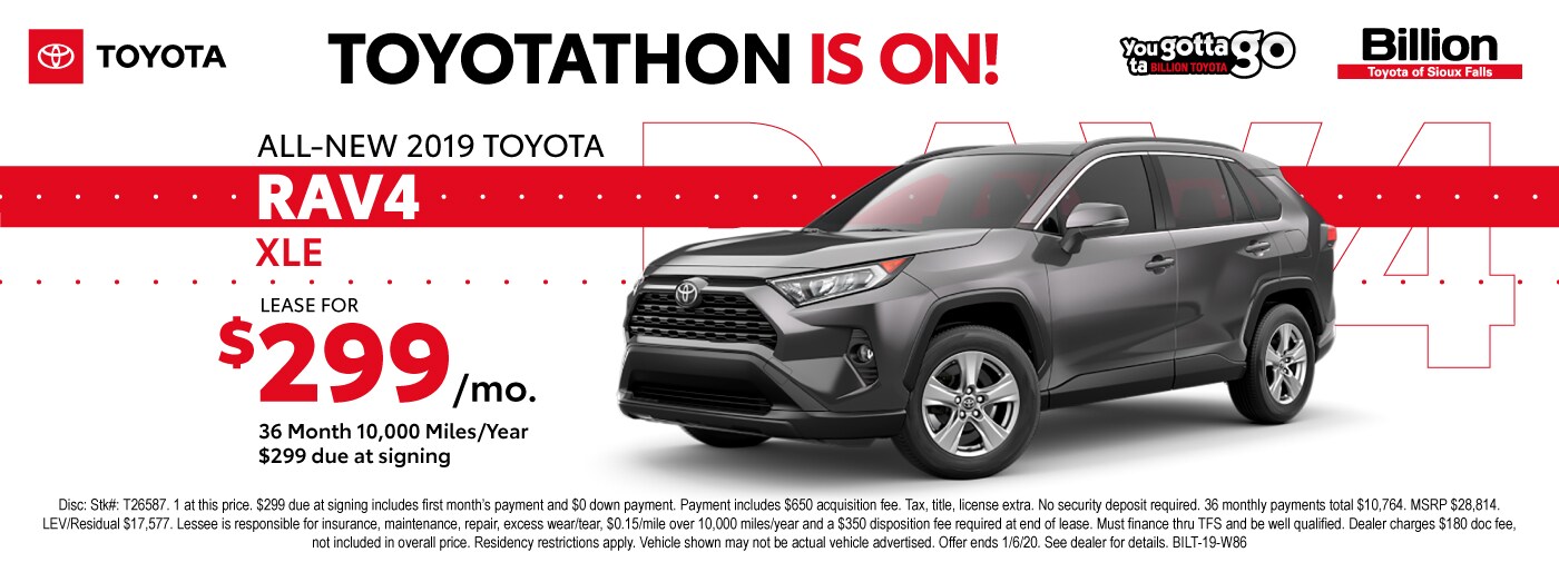 Billion Toyota New Toyota dealership in Sioux Falls, SD 57106 near