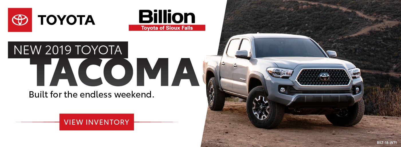Billion Toyota New Toyota dealership in Sioux Falls, SD 57106 near