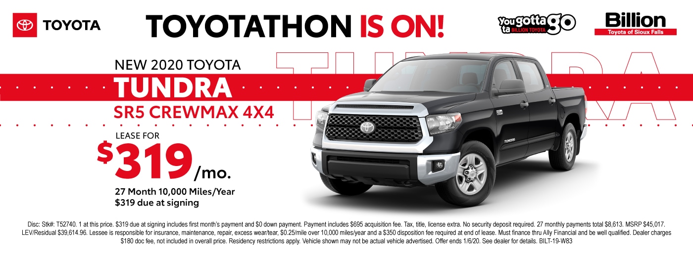 Billion Toyota New Toyota dealership in Sioux Falls, SD 57106 near