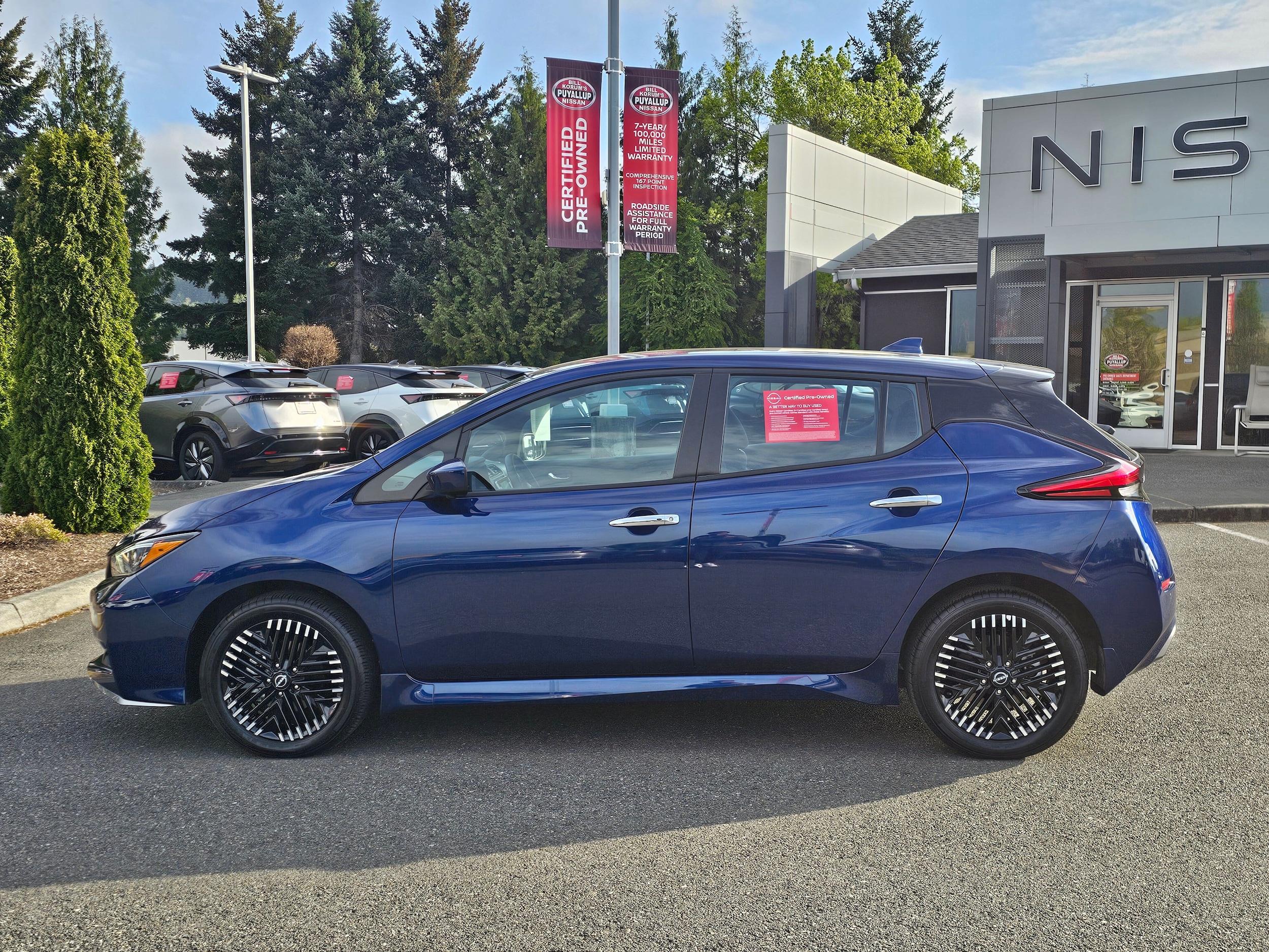 Certified 2024 Nissan LEAF SV PLUS with VIN 1N4CZ1CV0RC557136 for sale in Puyallup, WA