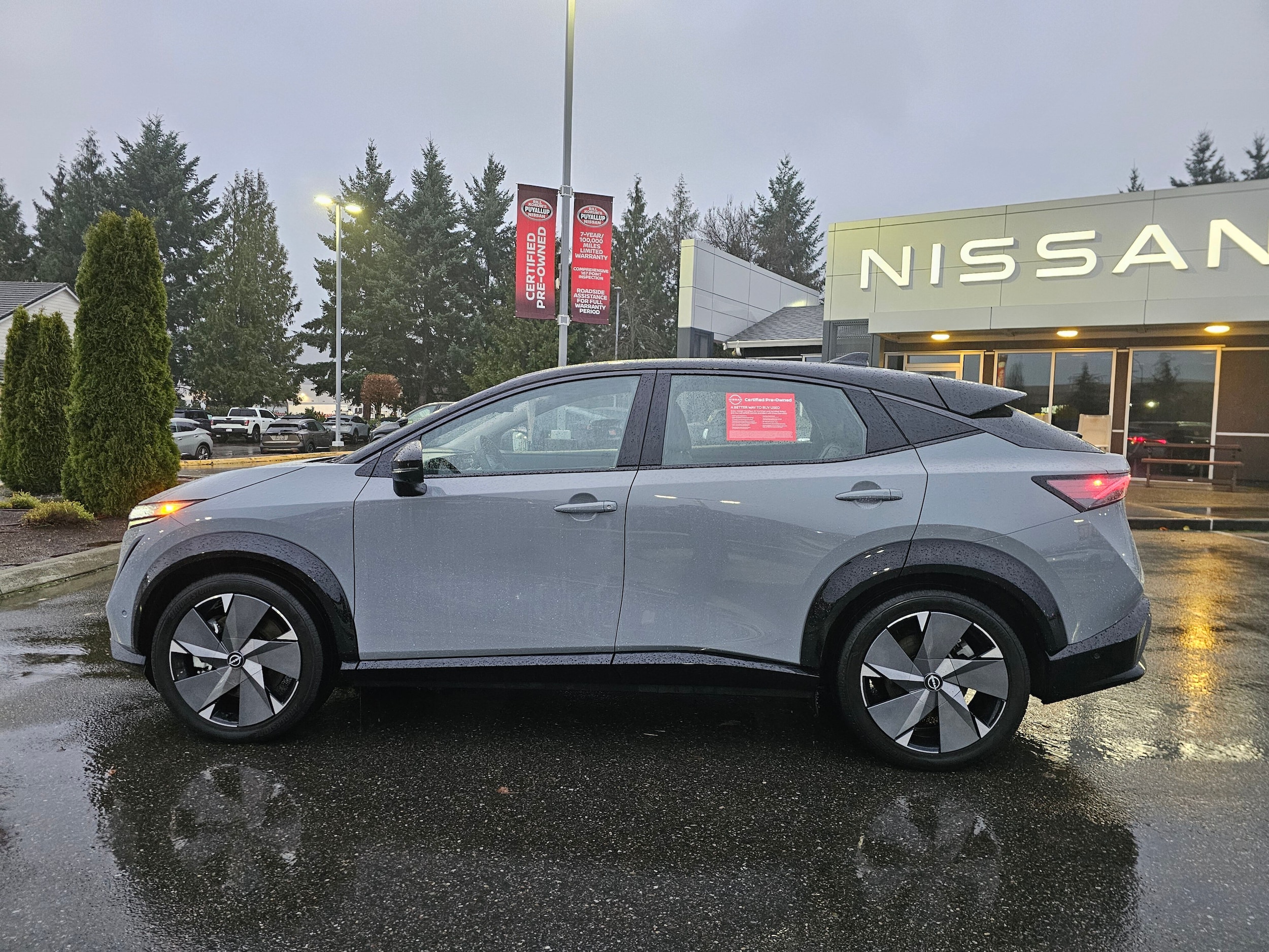 Certified 2024 Nissan ARIYA Platinum+ with VIN JN1DF0CD3RM735451 for sale in Puyallup, WA