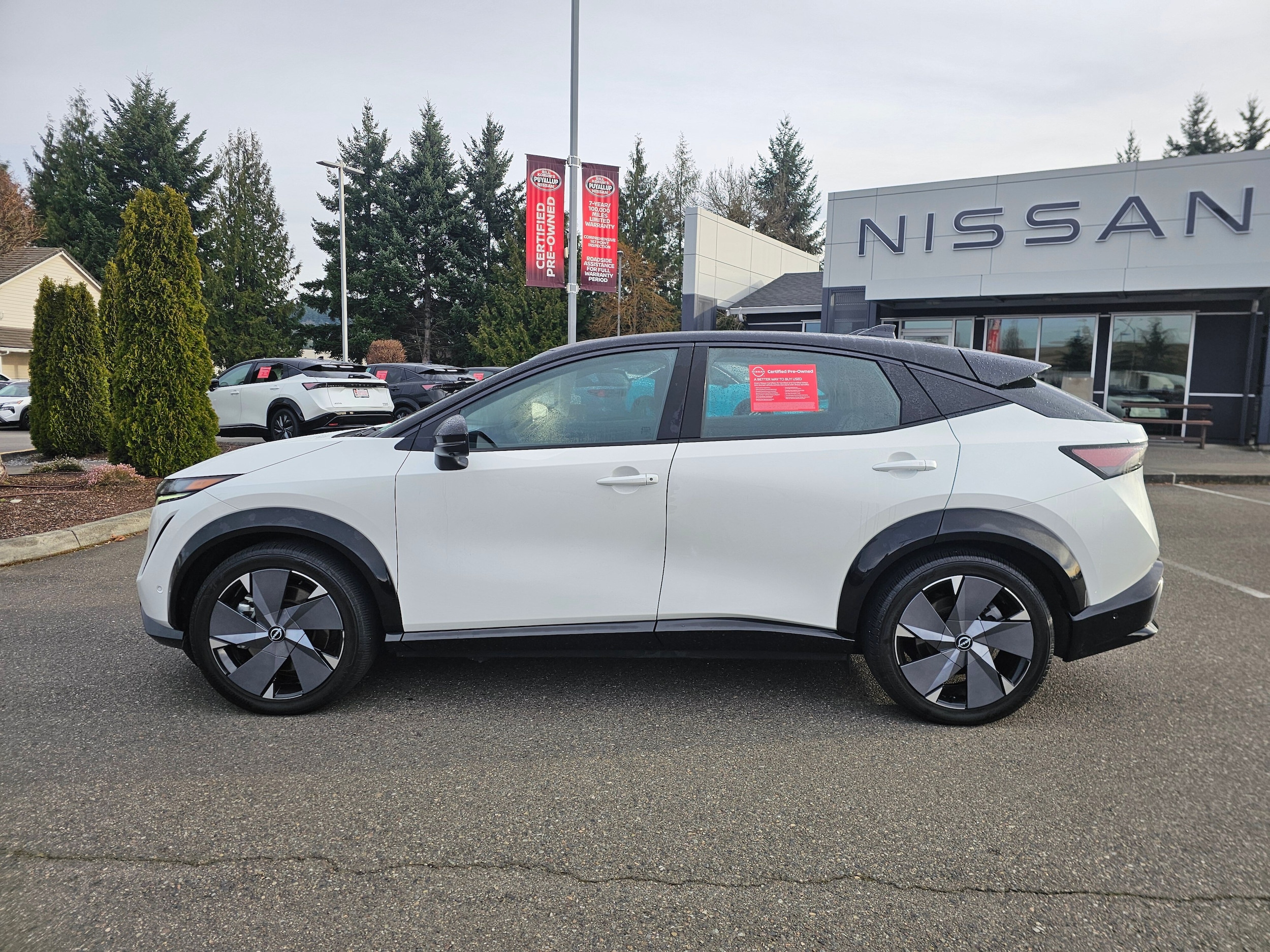 Certified 2023 Nissan Ariya Platinum+ with VIN JN1DF0CD8PM705181 for sale in Puyallup, WA